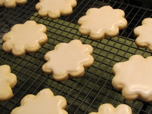 Cream Cheese Sugar Cookies with Lemon Sugar Icing