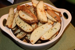Delicious Oven Baked Seasoned Steak Fries