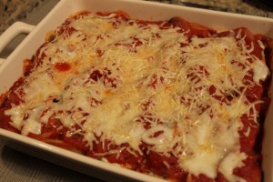 Italian Stuffed Shells Marinara with Ricotta and Spinach