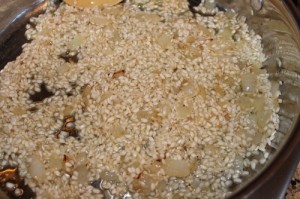 Sea Scallops with Risotto 