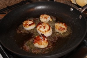Sea Scallops with Risotto
