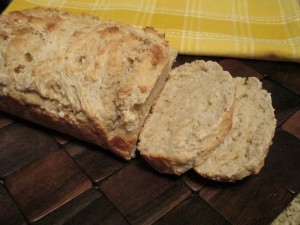 Homemade Apple Cider Beer Batter Bread