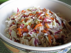 Light and Easy Honey Lime Cole Slaw