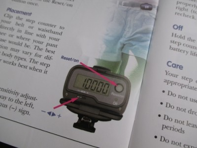 Stepping Out and Keeping a Count with a Steps Counter