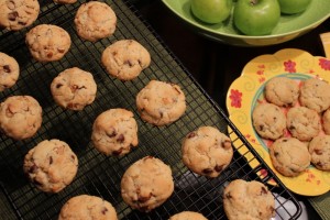 Coconut Chocolate Chip Cookies with Walnuts