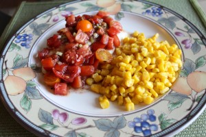 Tilapia with Spicy Fresh Balsamic Tomato Salsa